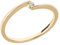 Ardeo Aurum Damenring aus 375 Gold Gelbgold mit 0,05 ct Diamanten Brillant Spannfassung Verlobungsring Gr. 50