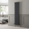 DuraTherm® 1800 x 380mm Anthracite Grey Traditional Vertical Designer Radiator Double Column Colosseum Cast Iron Style Central Heating Panel Radiators Rad