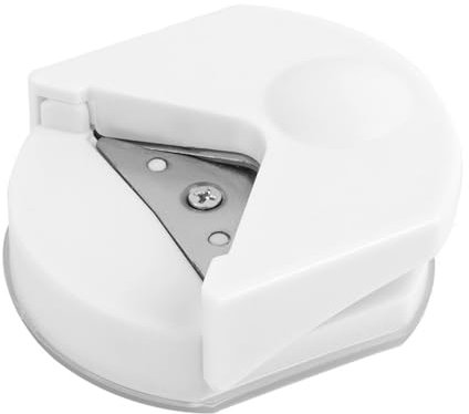 Corner Rounder Punch,3 in 1 Corner Cutter Circle Punch Card Cutter for Paper Crafts Cardstock DIY Projects Photocards Card Making Scrapbooking White