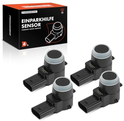 Frankberg 4x Capteur de stationnement PDC Vorne Arrière Compatible avec Classe A W169 1.5L-2.0LElectric 2004-2012 Classe B W245 1.5L-2.0LElectric 2005-2011 Remplacer# V30720022