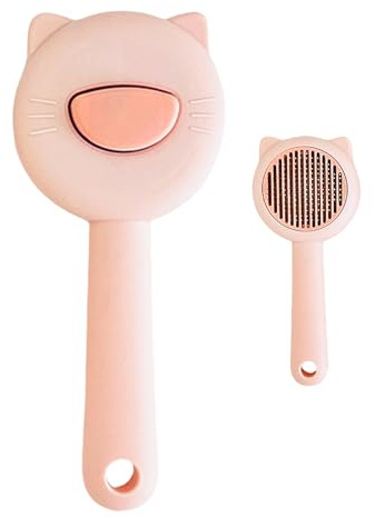 Renchey Cepillo para Gatos que Pierden Pelo | Accesorios para Aseo Felino - Peine Quitapelos Para Mascotas Para Pelo Largo Y Corto Con Masaje Baño Para Cachorros Gatitos Conejos Limpieza