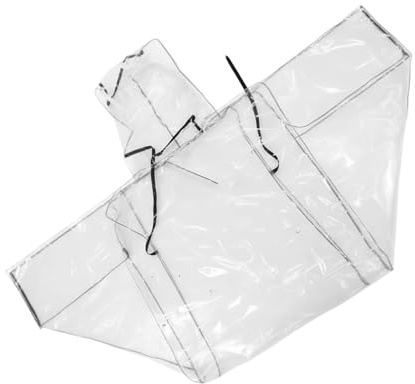 Generisch Cubierta de lluvia para bicicletas eléctricas, resistente al viento, plegable y transparente | Cubierta frontal para bicicletas eléctricas en caso de lluvia intensa, para sol, nieve, heladas