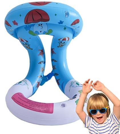 Anello da nuoto per bambini, gilet da nuoto per bambini - Anelli per piscina con giubbotto galleggiante gonfiabile - Gilet da per, gilet da piscina, giocattoli da, galleggianti d
