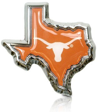 University of Texas Logo in TX shape Metal Car Emblem