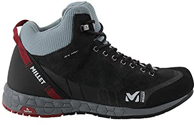 Millet Damen AMURI Leather MID W Walking Shoe, Dark Grey, 37 1/3 EU