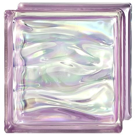 Vitrobritone Bormioli Rocco Série Agua Perle Améthyste BQ19 cm. 19x19x8-6 pièces