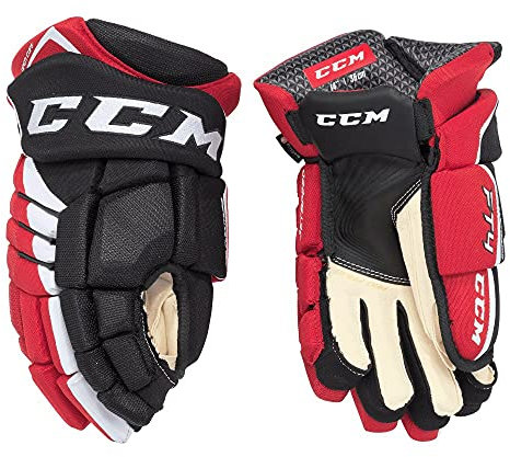 CCM JetSpeed FT4 Junior BLACK/RED/WHITE11 Eishockey Handschuh