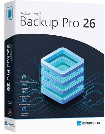Backup Pro 26 - Datensicherung Programm, Rettung bei Malware-Befall, defekter Festplatte oder Windows Crashes - kompatibel mit Windows 11, 10