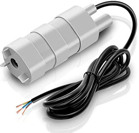 Pompe Immergée 12V, Submersible Pompe à Eau, Pompe à Eau Submersible pour Camping-car, Bassin, Aquarium, Douche, Jardin, 840L/H