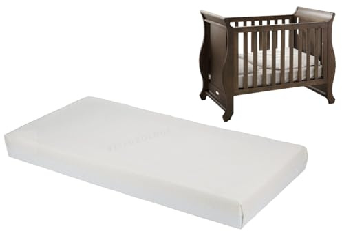 Premium Quality Baby Travel Cot Mattress Fits Most Graco/M&P/Babylo Deluxe/BabyBjörn/Silver Cross/Toddler cot Mattress - Removable Washable Zip Cover (Size : 120 x 60 x 6 cm) (BAH - 777)