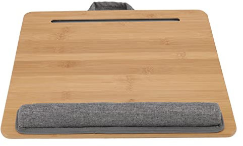 Laptopbord Multifunktionsbord i trä Sängbricka med kudde för läsning och skrivning