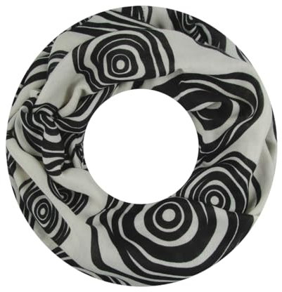 Majea Damen Loop Schal Schlauchschal Halstuch (880025) (creme 18)