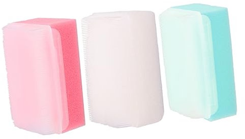 NOLITOY Lot De 3 Nettoyants Pour Shampoing Sèche-Cheveux Lavage Rasoir Gel De Salle De Bain Filtres Exfoliant Pour Le Corps Pommeau De Filtré Exfoliants Brosse À Raser Les