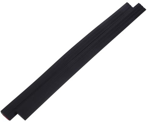COLLBATH 2 Pièces Tapis De Rampe De Balayeur Rampe De Garage Bande De Transition du Tapis De Sol Bande De Transition pour De Seuil PVC Black