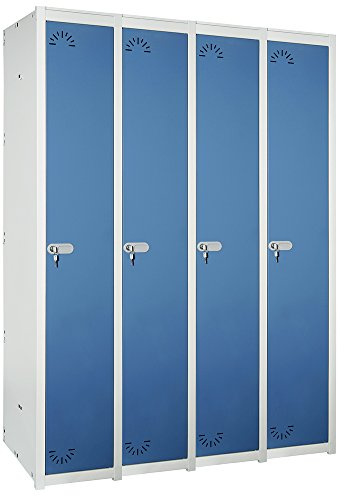 Taquilla 1 Puerta. Módulo de 4 cuerpos. Med. 1800x1030x520 mm. Desmontado