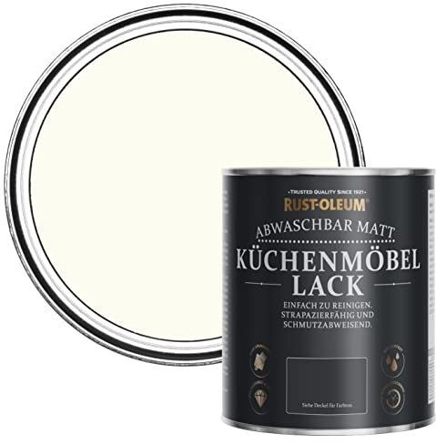 Rust-Oleum Off White Kitchen Cupboard Paint in Matt Finish - Porcelain 750ml