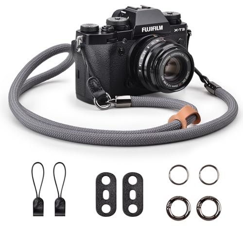 VOVMOEYA Correa Cámara, correa para el cuello y el hombro para cámara Fujifilm XS20 XT5 XH2S Canon EOS R6 R7 R8 R10 R50 Sony A6700 A7C II A7IV A7R IV