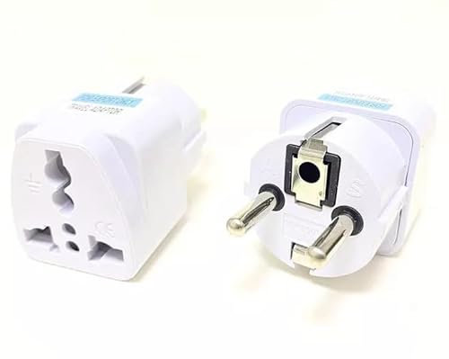 UK - EU TRAVEL ADAPTER for Asia Turkey Spain Italy Dubai Thailand France Morocco