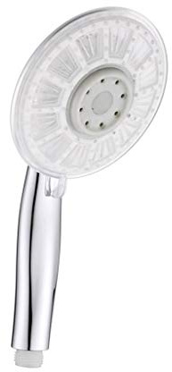 ERSINIAN Cabezal de Ducha LED para baño, Control de Temperatura del Agua, rociador de Ducha de Mano, Apto para hoteles y hogares (A)