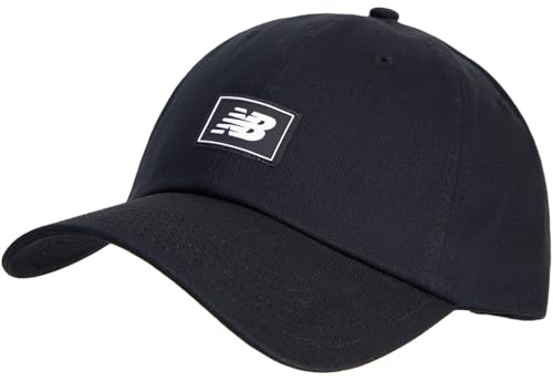 New Balance 6 Panel Classic Cap (DE/NL/SE/PL, Alphanumerisch, Einheitsgröße, Black)