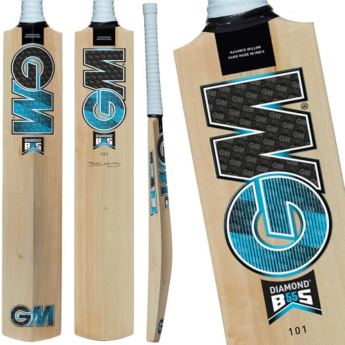 GM | Ben Stokes Diamond 606 English Willow Cricket Bat | DXM, ToeTek and NOW! | Size 6 Suitable for Players 157-163cm / 5' 2 - 5' 4 | Gunn & Moore