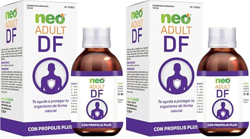 NEO ADULT DEFENSAS | 150 ml | Jarabe para Aumentar las Defensas de Forma Natural | A Base de Propóleo, Equinácea, Reishi, Vitamina C y Oligoelemento Manganeso-Cobre | Adulto (Paquete de 2)
