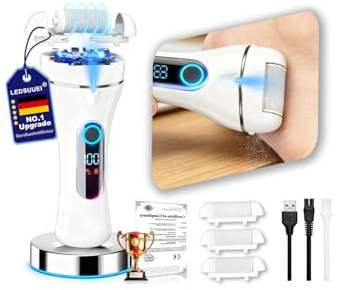 2026 New Upgraded NO.1 Hornhautentferner Elektrisch【Authoritative Certification - Up to 99.99% Effective Hornhautentferner in 2 Min】Hornhaut Entfernen Fuß【 0 Risse - Vertrauenswürdig】für Tote &Rissige