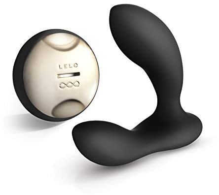 LELO HUGO Stimolatore Prostatico da Uomo Telecomandato, Massaggiatore Prostatico con Doppi Motori, Vibratore Anale, Plug Anale da Uomo, Nero