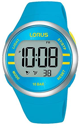 Lorus Damen Digital Quarz Uhr mit Silicone Armband R2341NX9