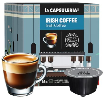 La Capsuleria - IRISH KAFFE (96 Kapslar) kompatibel med Nescafé Dolce Gusto