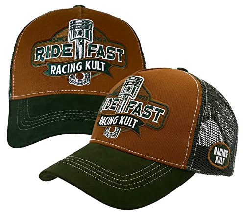 RACING KULT Trucker Cap Ride Fast mit Stick Unisex