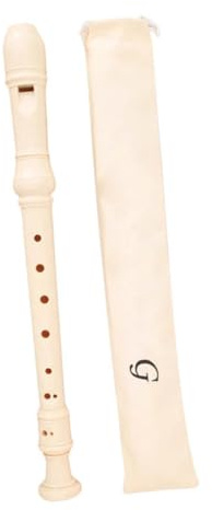 Blockflöjt Musikinstrument Sopranblockflöjt 8-håls Tyska Eller Engelska/fingersättning