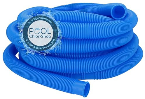 Duraol Tuyau de piscine 38 mm I Longueur 6 m I Tuyau flottant pour aspirateur sol & pour pompe de piscine I Conduite de piscine 38 mm noir I Accessoire haut de gamme
