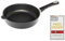 AMT Gastroguss Bratpfanne, 26 cm Ø, 7 cm hoch, Schmorpfanne, fester Stiel, induktionsgeeignet, Lotan® Antihaft-Veredelung, Gusspfanne (Aluguss), AMZN-I-726