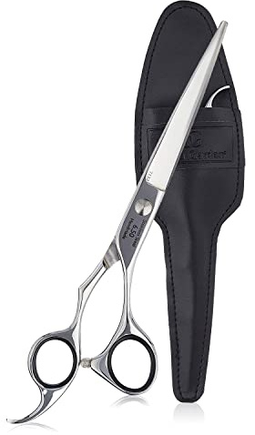 Olivia Garden Forbici SilkCut, Misura 6.5 - Potenti Lame convesse , Lavorate a mano con la miglior qualità di acciaio giapponese, vendute in un astuccio