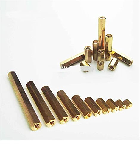 Prise en charge de la colonne Hex Colonne de 25 pcs Copper M3 M-F F-F Écrou d'espacement femelle femme-femelle CAVALIER Conseil M3X5-40 + 6mm Petits outils ( Dimensions : Female M3X6mm )