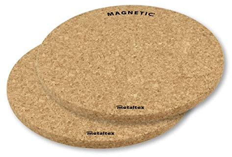 Metaltex - Set 2 sottopentola magnetica Sughero, 20 cm.