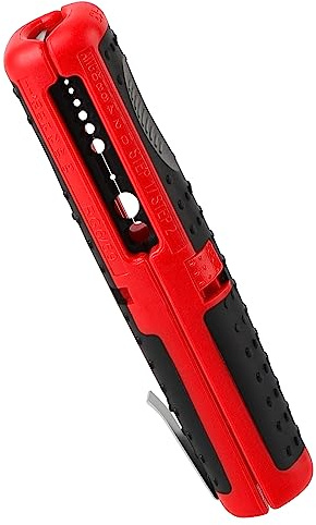 DBREAKS Pinza Spelafili, 125 mm Spelafili Spelacavi di precisione, Utensile Spelacavi Universale, SK5 /RG6 /RG59 Universale strumento di separazione per cavi elettricisti