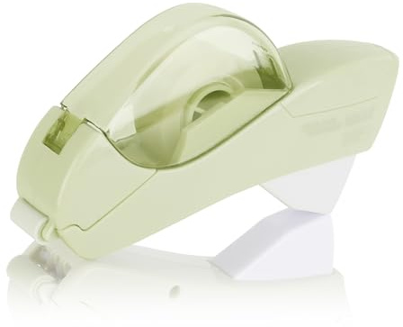 Eagle automatisk banddispenser och tejppistol med 1 rulle 1/2 tum (12 mm) och 1 rulle 19 mm (3/4 tum) tejp (grön)