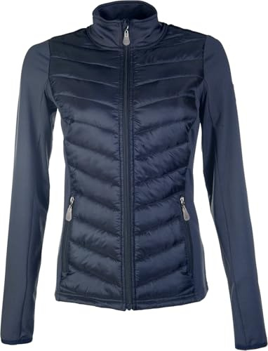 HKM Kinder Prag Style Nylon Jacke, Dunkelblau, 152