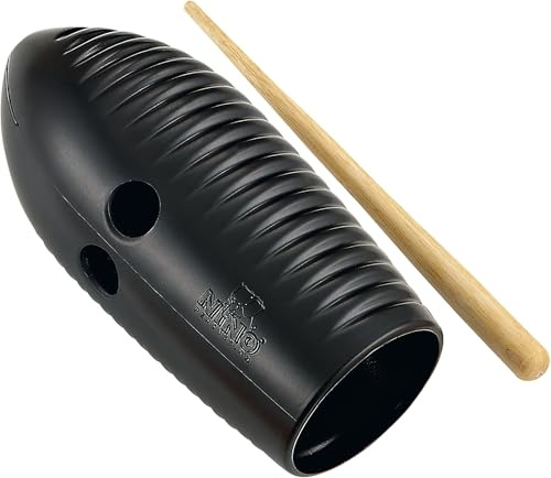 Nino Percussion NINO581BK - Güiro piccolo, colore nero