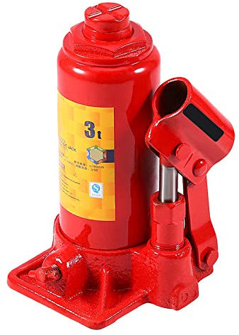 Bottle Jack 3T Heavy Duty Hydraulic Lifting Jack for Car, Boat, Truck, Van - Enlarged Base, Oil Return Valve