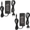 ledmo 2 Pezzi Alimentatore 12V 5A, Alimentatore 12V 5A Utilizzato 60W per Spina di Alimentatore 5A 12V Per Notebook, Striscia LED, Schermo TFT-LCD, Radio, Switch, Ecc.（Escluso adattatore verde）