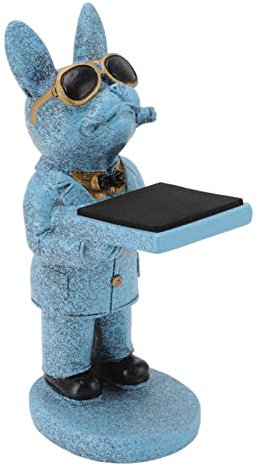 AMONIDA Supporto per Orologio, Supporto per Orologio Tridimensionale Espositore per Orologio in Resina Realizzato a Mano con Cura Multifunzionale per Negozio (L Cane Fortunato)