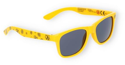 Borussia Dortmund unisex BVB barnsolglasögon sportiga solglasögon, svart, standard