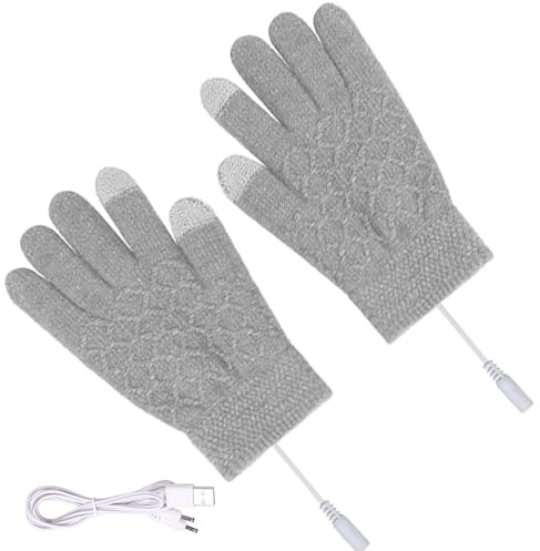 Gants chauffants, chauffe-mains électriques pour écran tactile | Gants d'hiver pour homme, femme, enfant, camping, football, moto, travail, course à pied