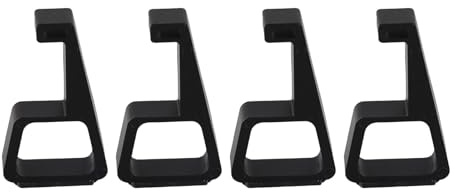 TICFOX 4 Uds para Soporte de elevación Delgado Consola de Juegos de disipación de Calor Soporte de elevación Horizontal para Accesorios Delgados (Negro)