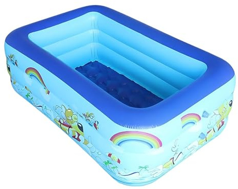 Piscina Hinchable para Niños - Aterrizaje Y Grueso para Jugar con Agua | Hinchado rápido Piscina Infantil,para Niños Estudiantes Chicos Chicas Padres Patio Trasero Apartamento Guardería