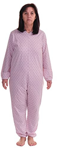 FERRUCCI COMFORT Sjukvårdspyjamas med långa ärmar och 1 dragkedja baktill