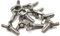 Set di viti a farfalla in acciaio inox 304 M3x8 Mano Twist Vite a farfalla Set 30PCS
